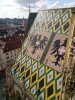 Dach mit Wappen