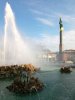 Hochstrahlbrunnen und Heldendenkmal